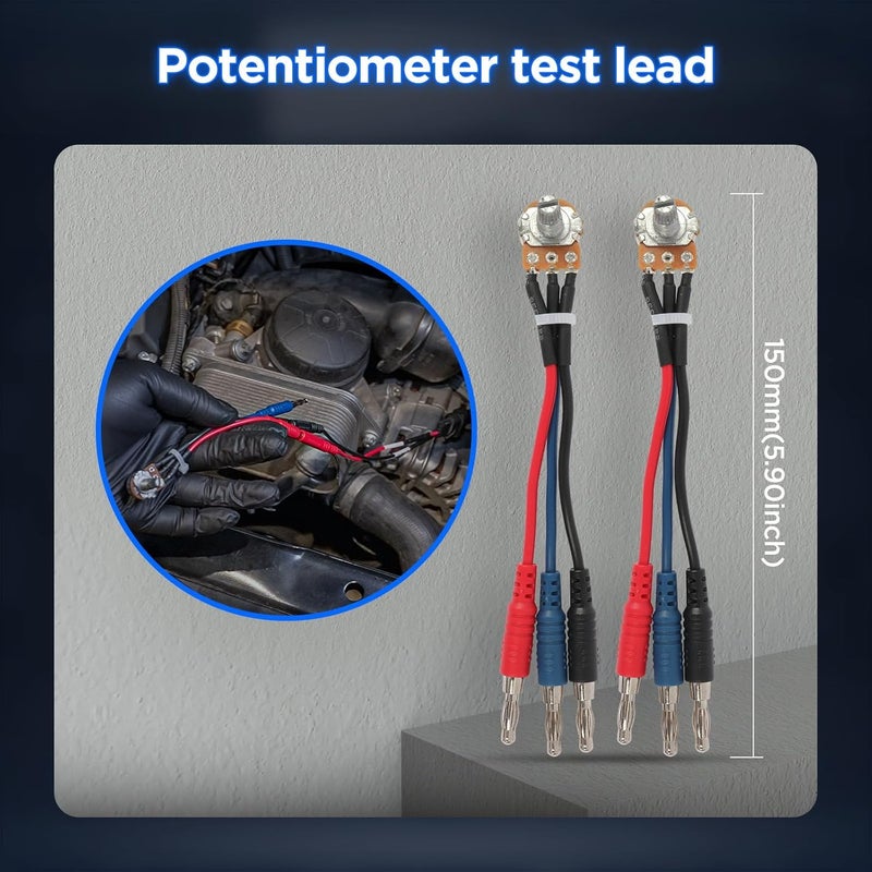 Autool 68PCS Multimeter Test Leads Kit, Test Leads with Replaceable Wire Piercing Probes, 32A/1000V Alligator Clips, Banana Plug Adapters, Jumpers, Extension Male to Female Connector 4mm Banana Plug - Image 2